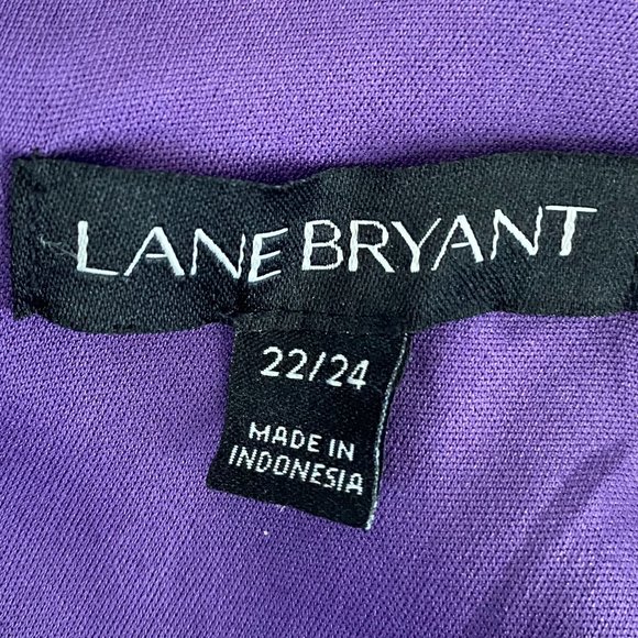 Lane Bryant, Purple Long Spring Dress with slits, Size 22/24 - Picture 9 of 10